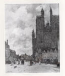 Boudin, Eugène , The church at Abbeville