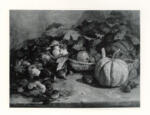 Anonimo , Boudin, Eugène - sec. XIX - Still-life with fruit and flowers