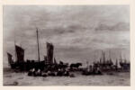 Anonimo , Boudin, Eugène - sec. XIX - Le rivage de Berck-sur-Mer