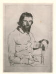 BRACQUEMOND, Felix , - Portrait of Charles Meryon