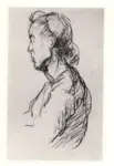 Cezanne, Paul , Etude d'une femme en profil