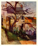 Cezanne, Paul , Casa e albero a Auves