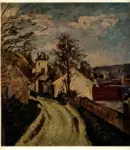 Anonimo , Cezanne, Paul - sec. XIX - La maison du dr. Gachet &agrave; Ouvres-sur-Oise