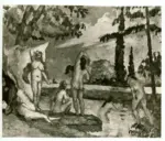 Cezanne, Paul , Bagnanti (6 donne)