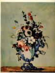 Cezanne, Paul , Vaso roccocò con fiori