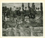 Cezanne, Paul , La maison de Zola a Medan