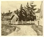 Cezanne, Paul , Tournant de route à Auvers