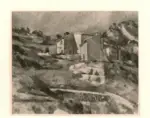 Anonimo , Cezanne, Paul - sec. XIX/ XX - Houses en provence