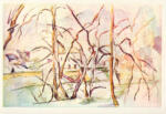 Cezanne, Paul , Arbres et maisons