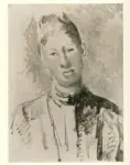 Anonimo , Cezanne, Paul - sec. XIX - Portrait of Mme. C&eacute;zanne