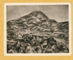 Cezanne, Paul , La montagna di Saint-Victoire da sud-ovest