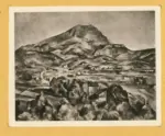 Cezanne, Paul , La montagna di Saint Victoire da sud ovest
