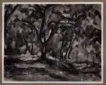 Cezanne, Paul , Paesaggio con bosco