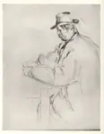 Anonimo , C&eacute;zanne, Paul - sec. XIX - Disegno