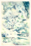 Cezanne, Paul , Pont sous les arbres