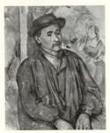 Cezanne, Paul , Bauer in Blau -