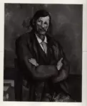 Anonimo , C&eacute;zanne, Paul - sec. XIX - The clock maker (man with folded arms)