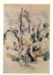 Cezanne, Paul , La hutte dans les bois