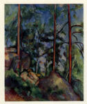 Anonimo , Cézanne, Paul - sec. XIX - Alberi e rocce