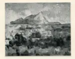 Anonimo , C&eacute;zanne, Paul - sec. XX - The Montagne St. Victoire