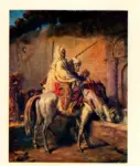 Chasseriau, Th&eacute;odore , Cavalieri arabi alla fontana di Costantina