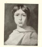 Chasseriau, Théodore , ritratto de son broyeur de couleurs -