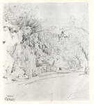 Anonimo , Corot, Jean-Baptiste-Camille - sec. XIX - View of Ariccia