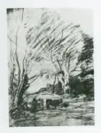 Anonimo , Corot, Jean Baptiste Camille - sec. XIX - Clairi&egrave;re sous les grands arbres