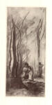 Corot, Jean Baptiste Camille , Die toilette der nymphe