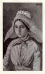 Corot, Jean Baptiste Camille , Jeune fille portant sur la tete une large coiffre