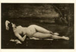 Corot, Jean Baptiste Camille , La nymphe de la Seine ou Femme nue corichée