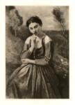 Corot, Jean Baptiste Camille , Méditation