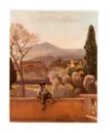 Corot, Jean Baptiste Camille , Tivoli, les jardins de la Villa d'Este