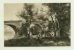 Corot, Jean Baptiste Camille , Nantes au pied du pont