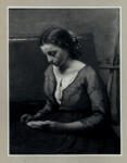 Corot, Jean Baptiste Camille , Lesendes Madchen