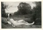 Corot, Jean Baptiste Camille , Nymphe couch&eacute;e