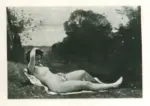 Corot, Jean Baptiste Camille , Nymphe couch&eacute;e