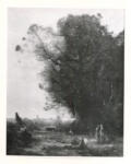 Corot, Jean Baptiste Camille , Le dormoire communal, le soir