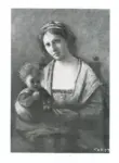 Corot, Jean Baptiste Camille , Femme et enfant aux cerises