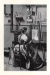 Anonimo , Corot, Jean-Baptiste-Camille - sec. XIX - Das Atelier des Kunstlers