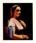 Corot, Jean Baptiste Camille , Donna Italiana
