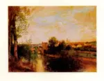 Corot, Jean Baptiste Camille , River Seine at Limay