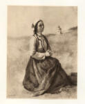 Corot, Jean Baptiste Camille , Bretonne en prière