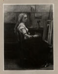 Corot, Jean Baptiste Camille , Signora nello studio