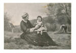Corot, Jean Baptiste Camille , La famiglia del mietitore