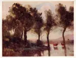 Corot, Jean Baptiste Camille , L'etang