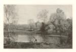 Corot, Jean Baptiste Camille , Batelier au bord d'un etang (Ville d'Avray)