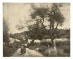 Corot, Jean Baptiste Camille , Route à travers champs à Marcoussis -