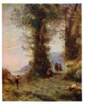 Corot, Jean Baptiste Camille , Pastorale - Souvenir d'Italie