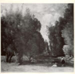 Corot, Jean Baptiste Camille , La Péche Sous les Saules